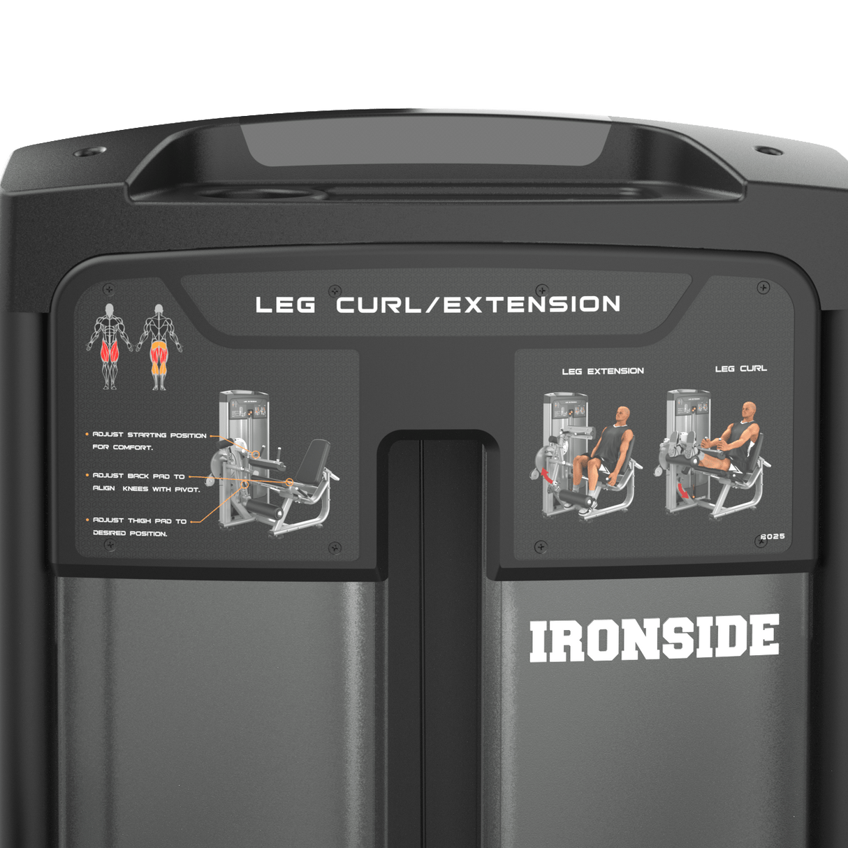 Dual Leg Curl & Extension IRONSIDE Luxe