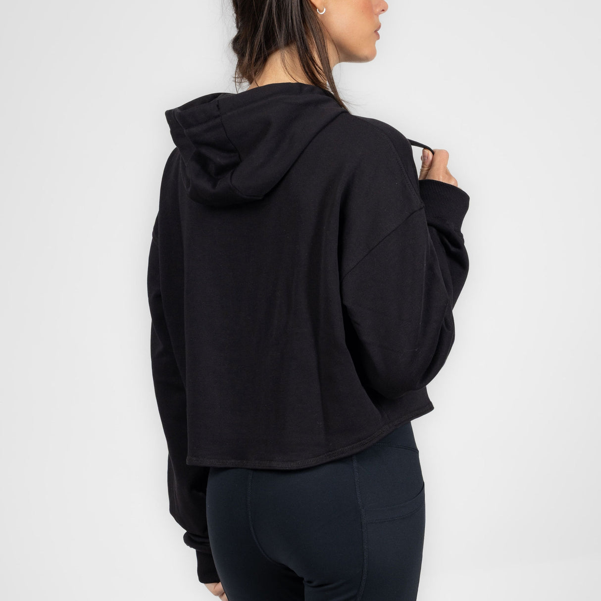 Polerón Deportivo Corto con Hoodie para Mujer IRONSIDE