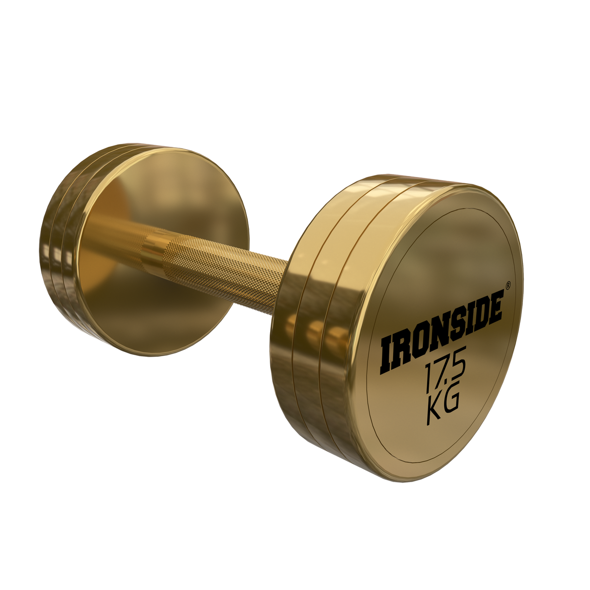 Mancuerna Circular Gold IRONSIDE 2.5 a 40 kg
