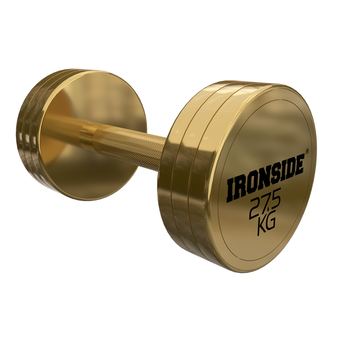 Mancuerna Circular Gold IRONSIDE 2.5 a 40 kg