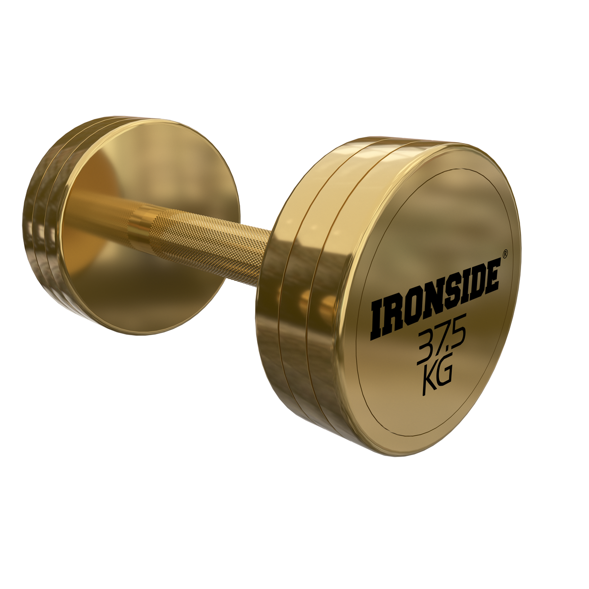 Mancuerna Circular Gold IRONSIDE 2.5 a 40 kg