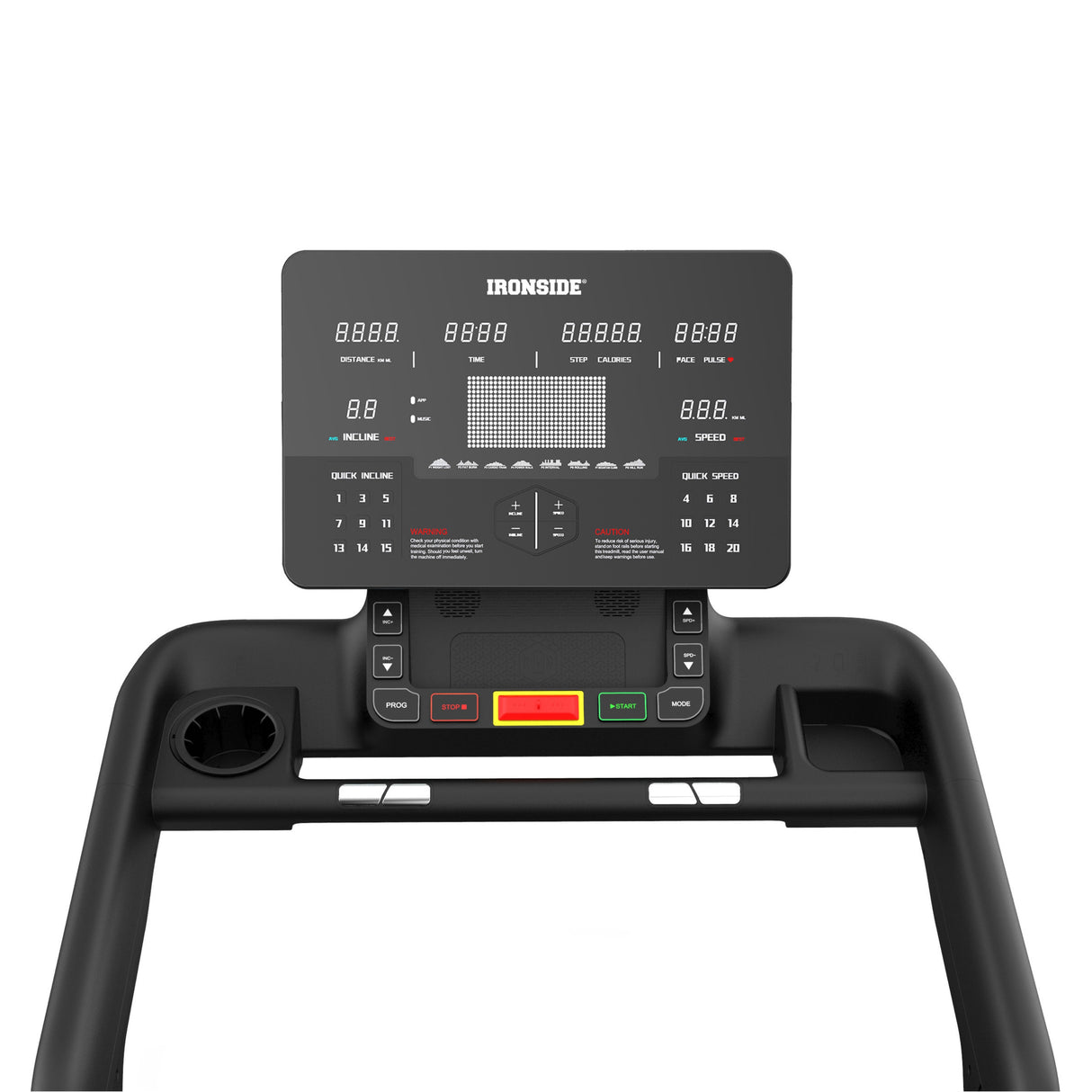 Trotadora Plegable LED Zeus IRONSIDE Glam