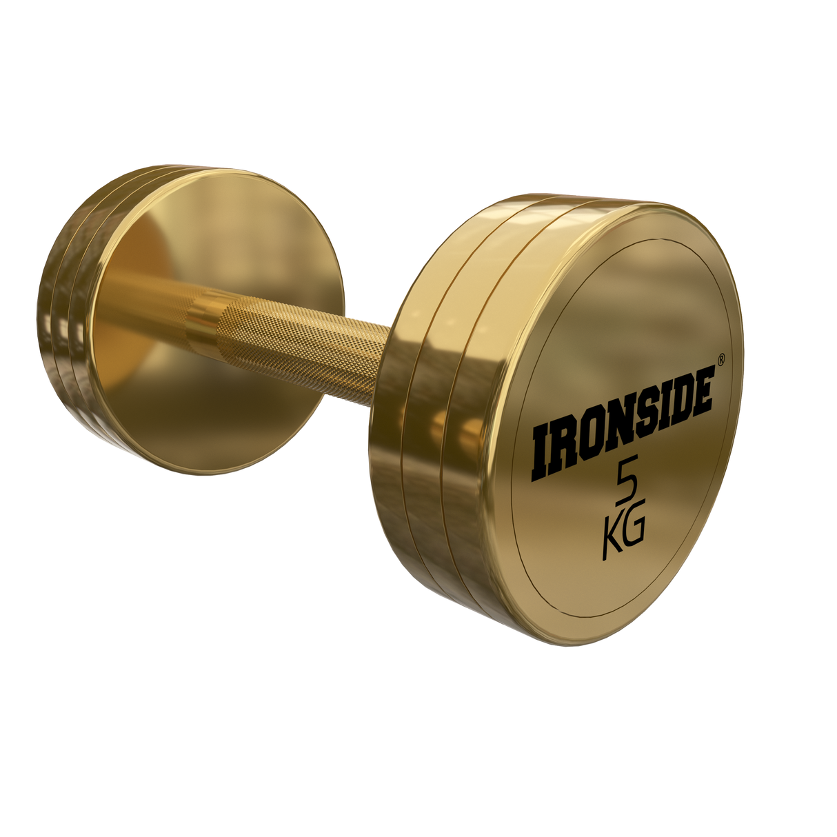 Mancuerna Circular Gold IRONSIDE 2.5 a 40 kg