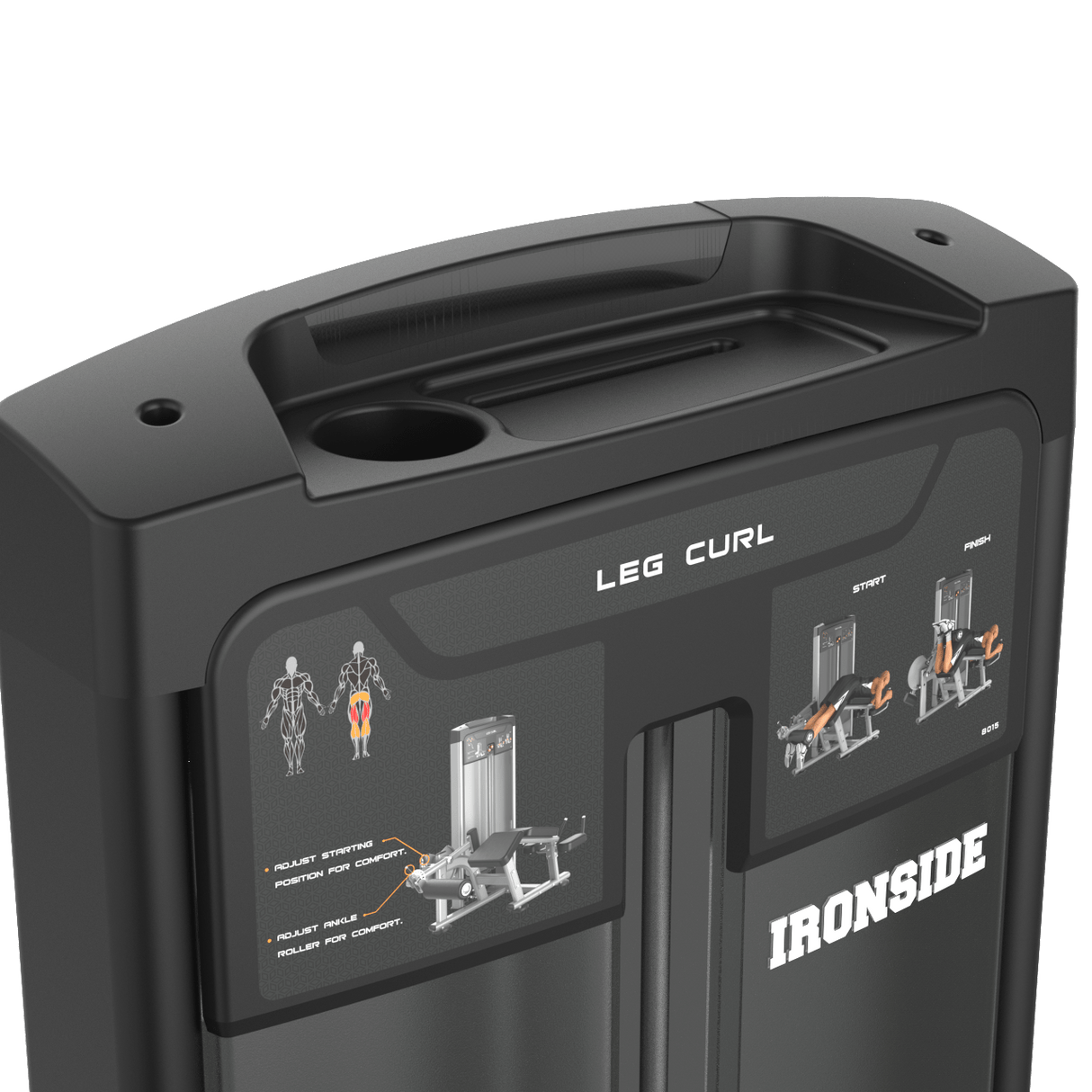 Prone Leg Curl IRONSIDE Luxe