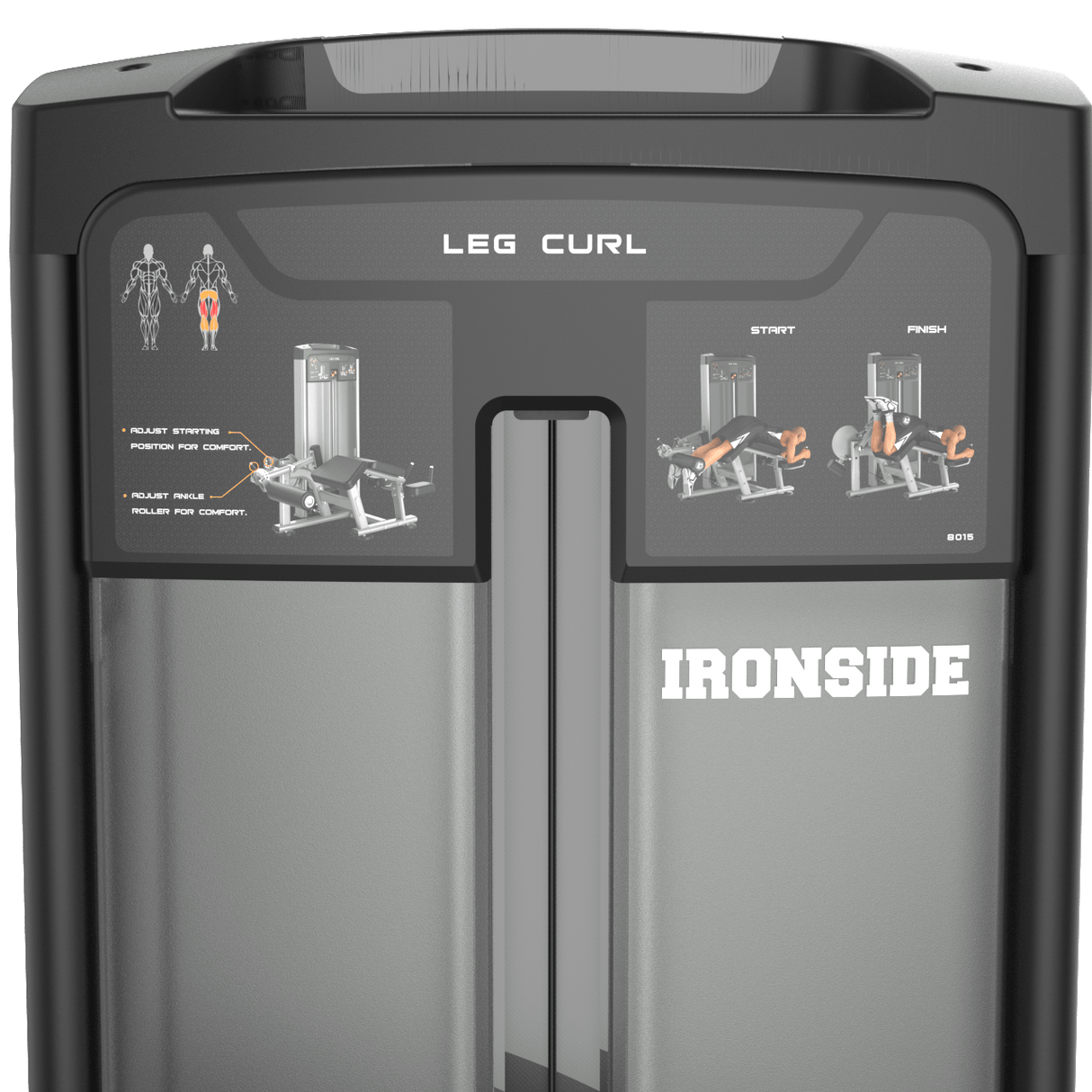 Prone Leg Curl IRONSIDE Luxe