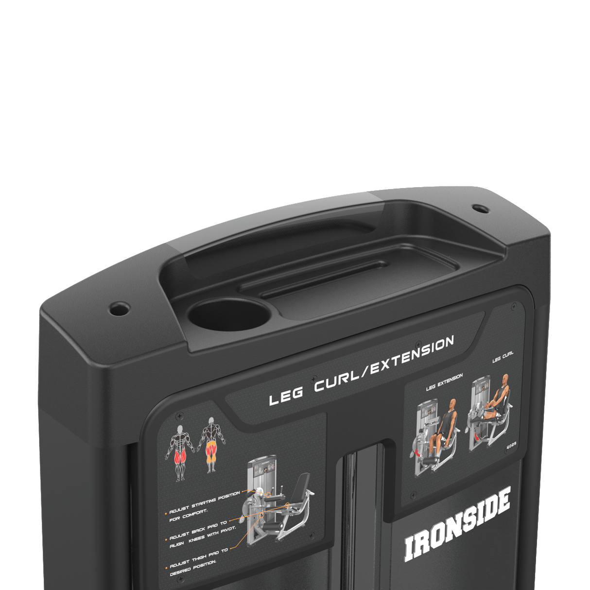 Dual Leg Curl & Extension IRONSIDE Luxe