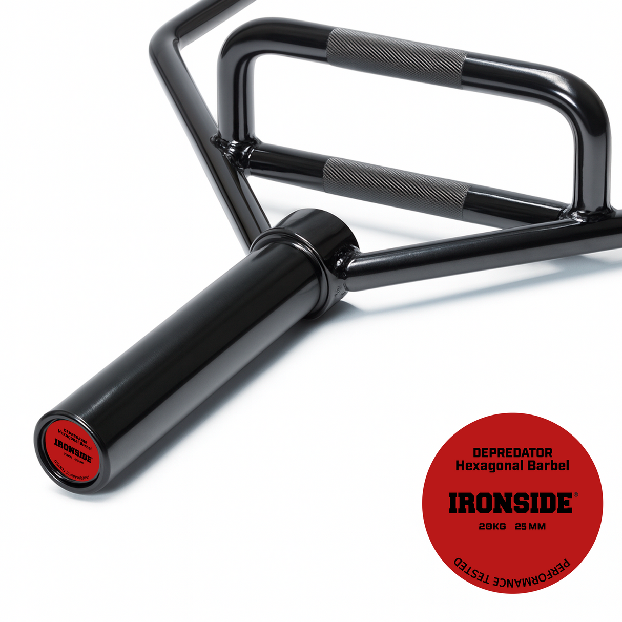 Barra Hexagonal Negra IRONSIDE