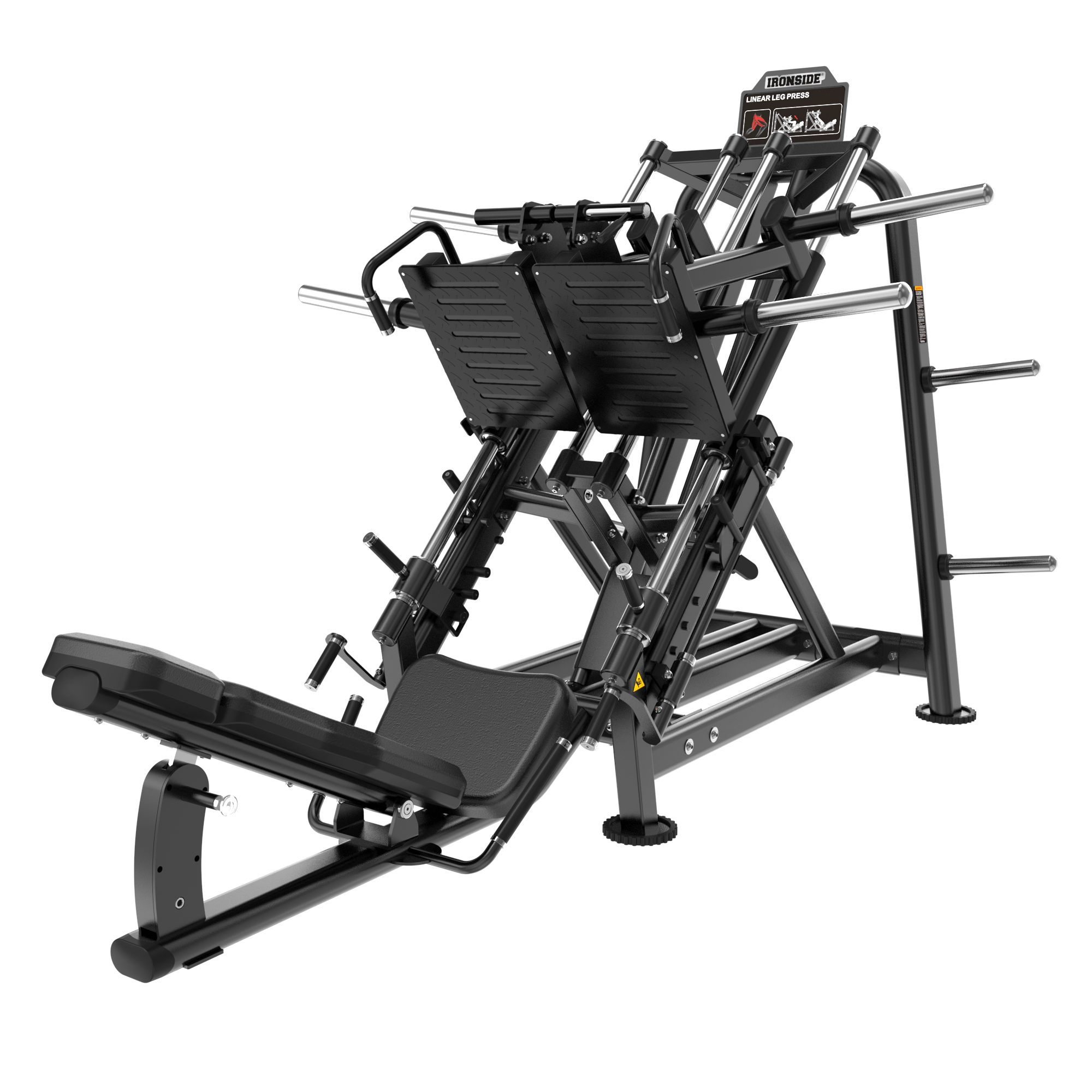 Unilateral Leg Press IRONSIDE Infinity | Plate Loaded | 250 kg
