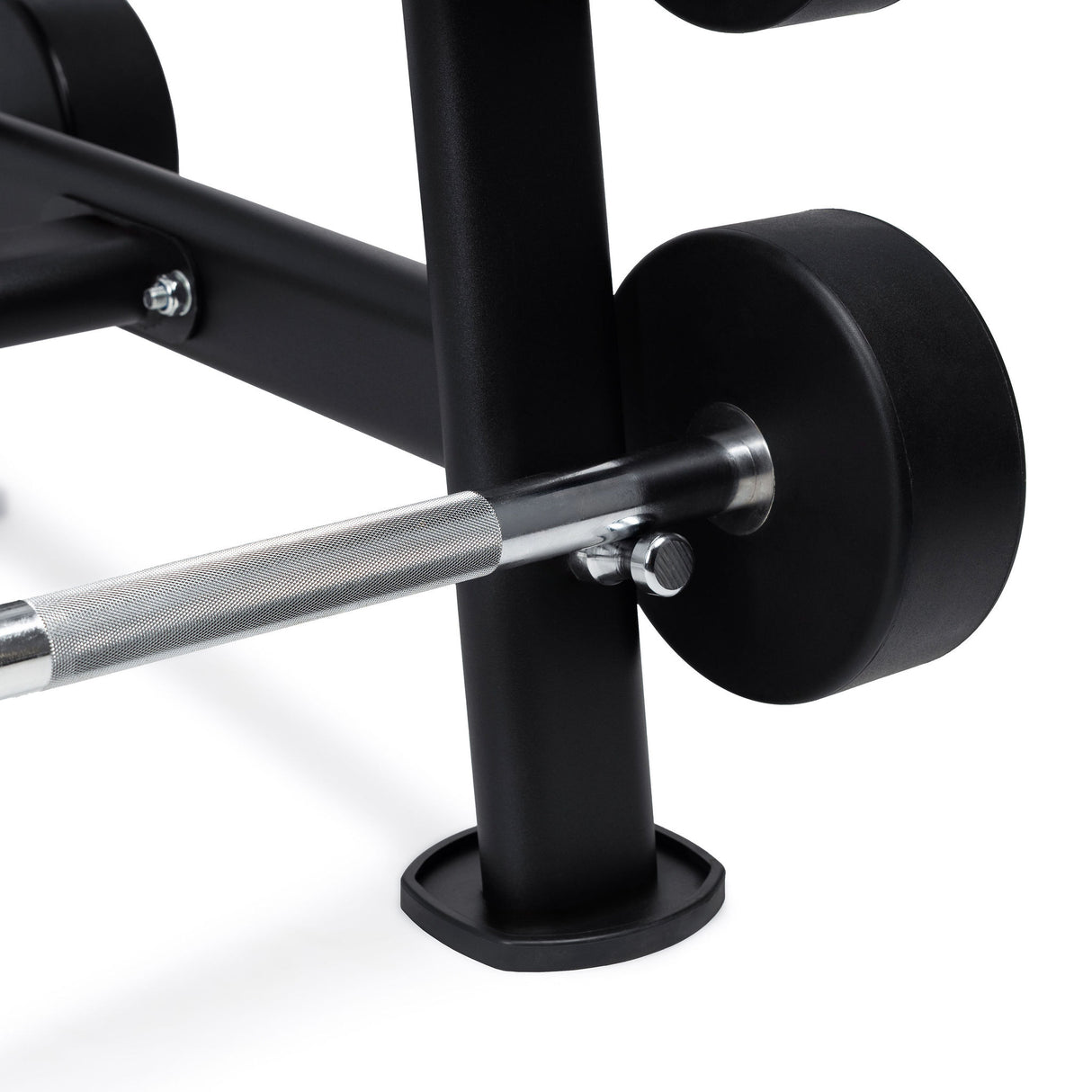 Set 10 Barras Mixtas Precargadas 10 a 30kg + Rack de Almacenamiento IRONSIDE