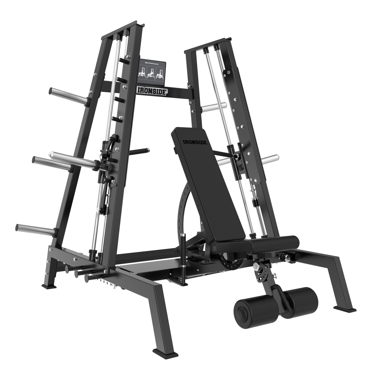 Multi Press Smith con Banco Ajustable 2.0 IRONSIDE Infinity