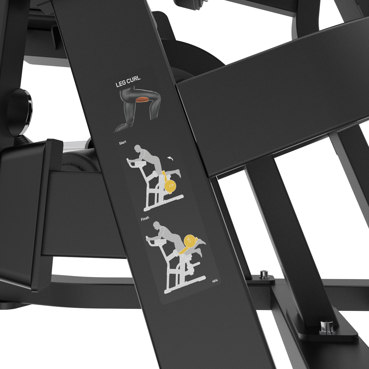 Standing Leg Curl Plate Loaded IRONSIDE Luxe