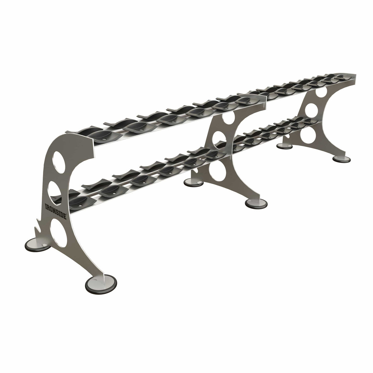 Rack de Almacenamiento para Mancuernas Circulares 12 pares IRONSIDE