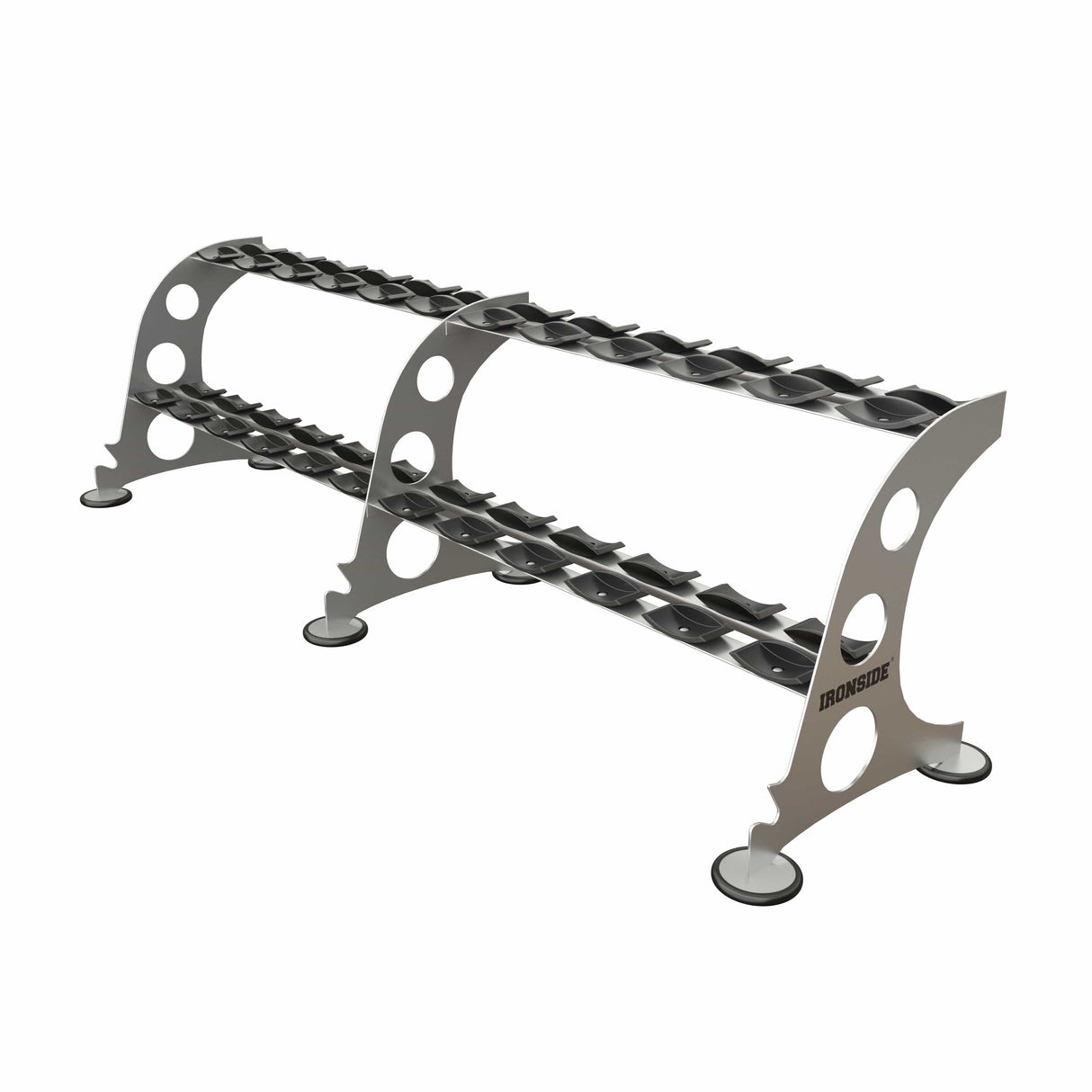 Rack de Almacenamiento para Mancuernas Circulares 12 pares IRONSIDE