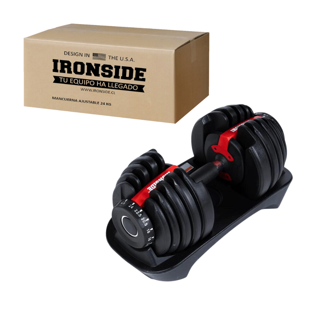 Mancuerna Ajustable 24 kg IRONSIDE