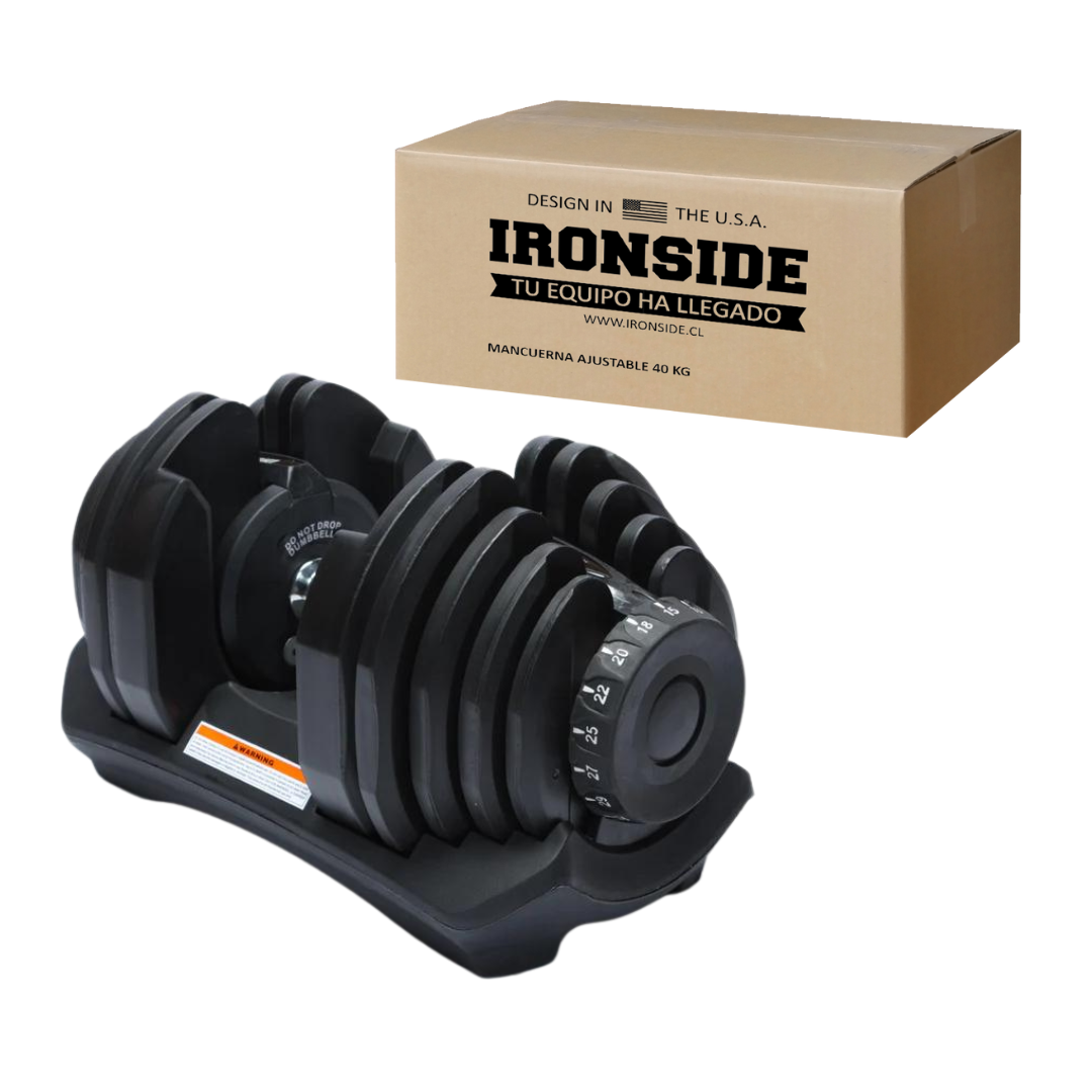 Mancuerna Ajustable 40 kg IRONSIDE