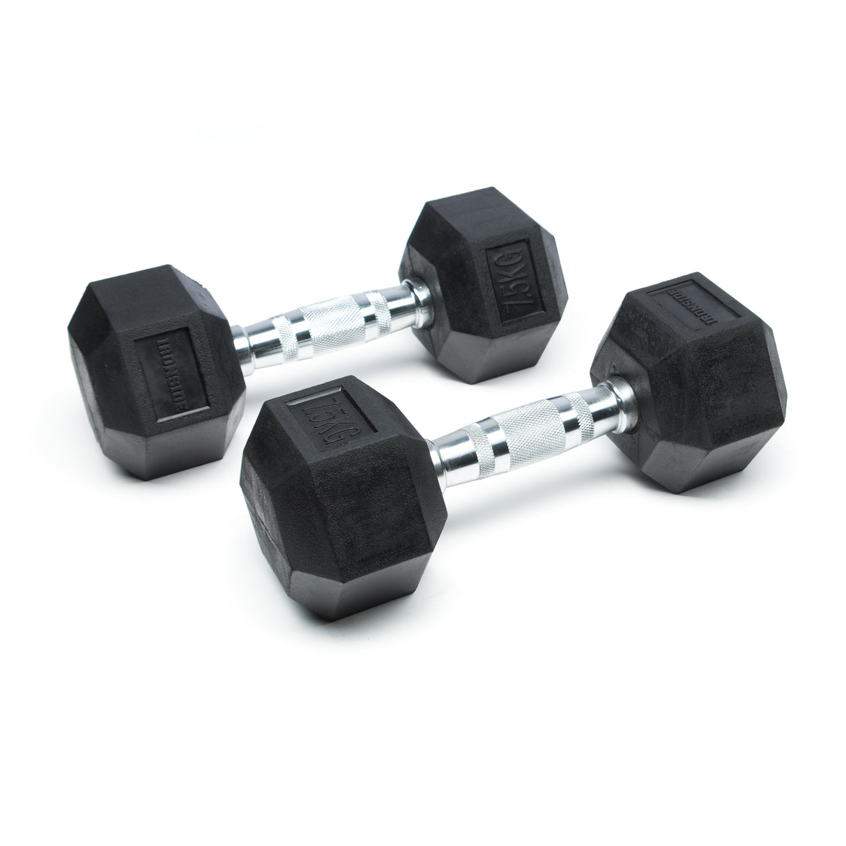 Par de Mancuernas Hexagonales 2.5 a 17.5 KG IRONSIDE