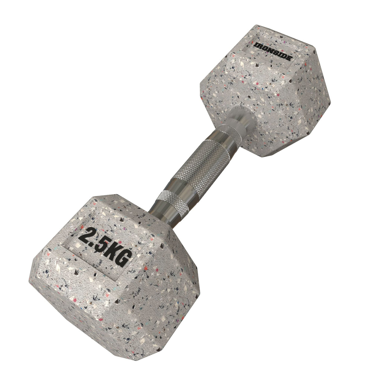 Mancuerna Hexagonal Grind 2.5 a 40 KG IRONSIDE