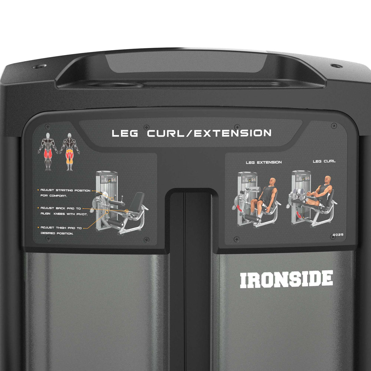 Dual Leg Curl & Extension IRONSIDE Luxe