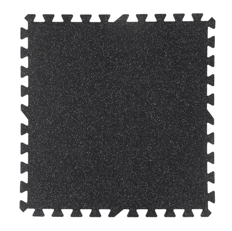 Piso de Gimnasio Interlock EPDM Negro/Gris 6 mm IRONSIDE