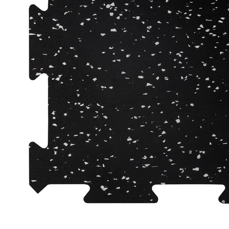 Piso de Gimnasio Interlock EPDM Negro/Gris 6 mm IRONSIDE