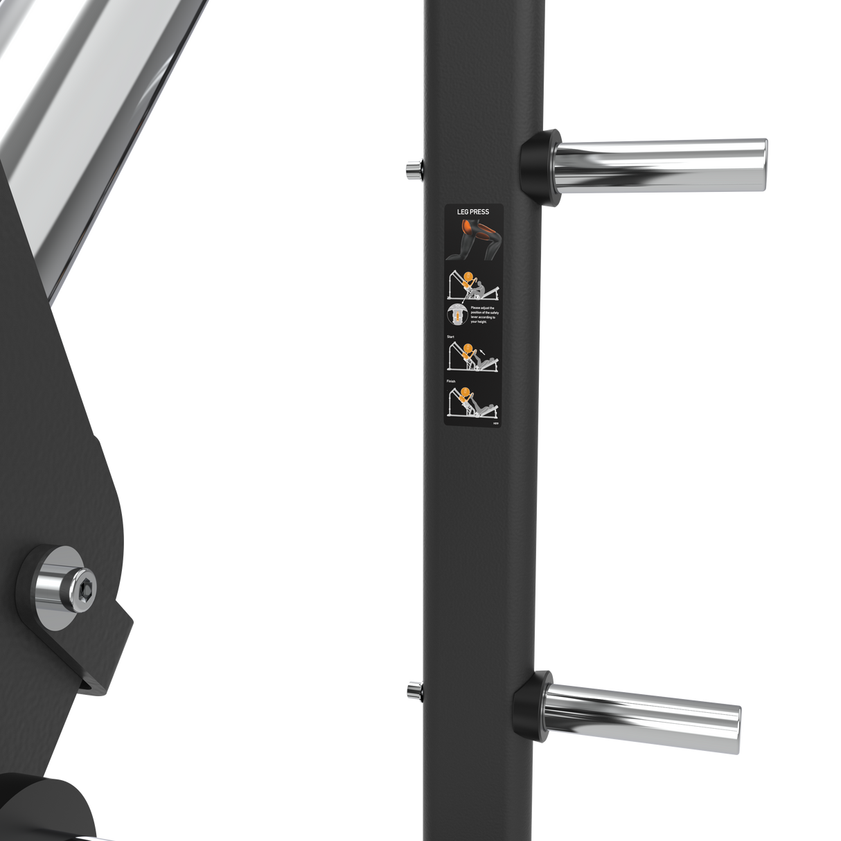 Linear Leg Press 45° Plate Loaded IRONSIDE Luxe