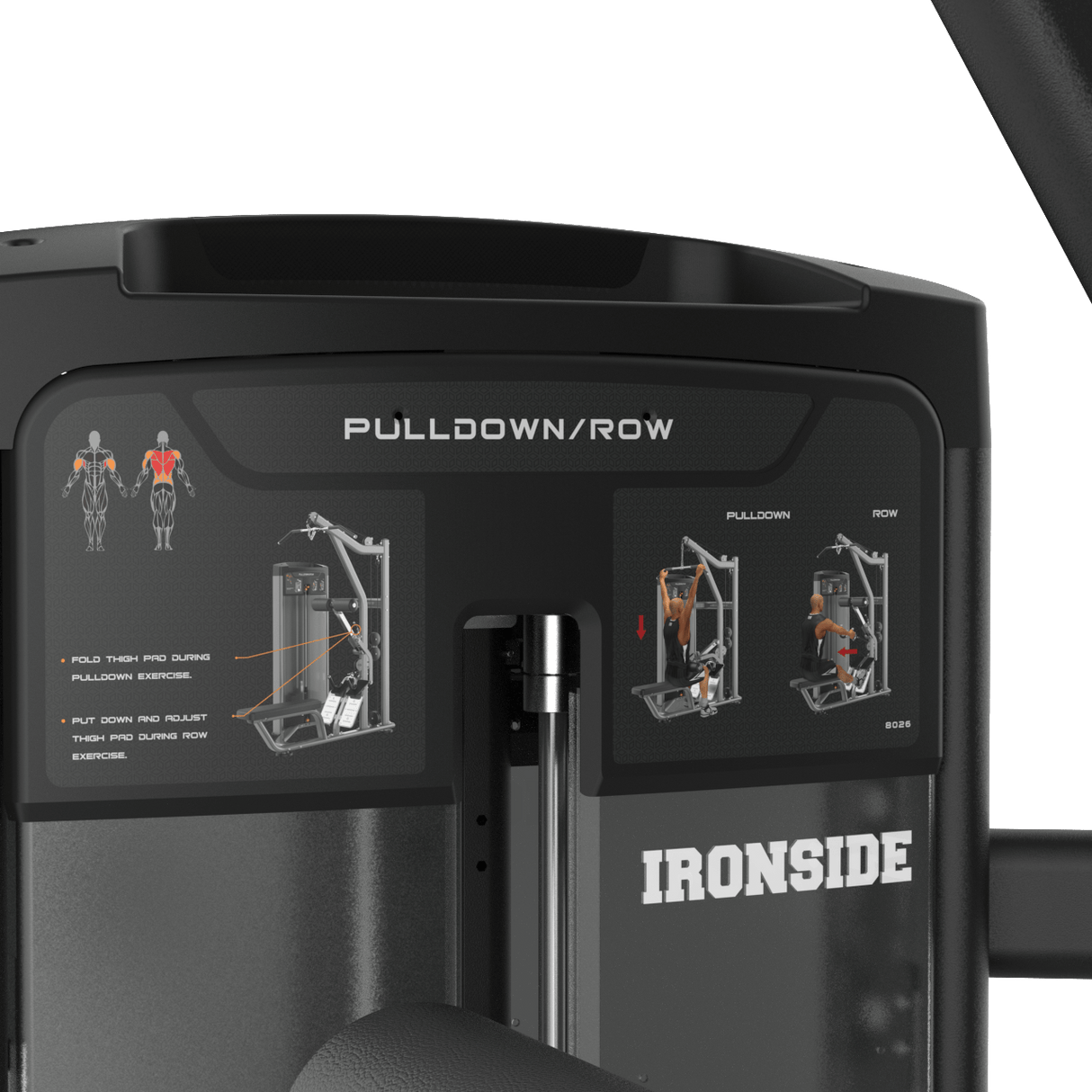 Dual Lat Pulldown & Row IRONSIDE Luxe