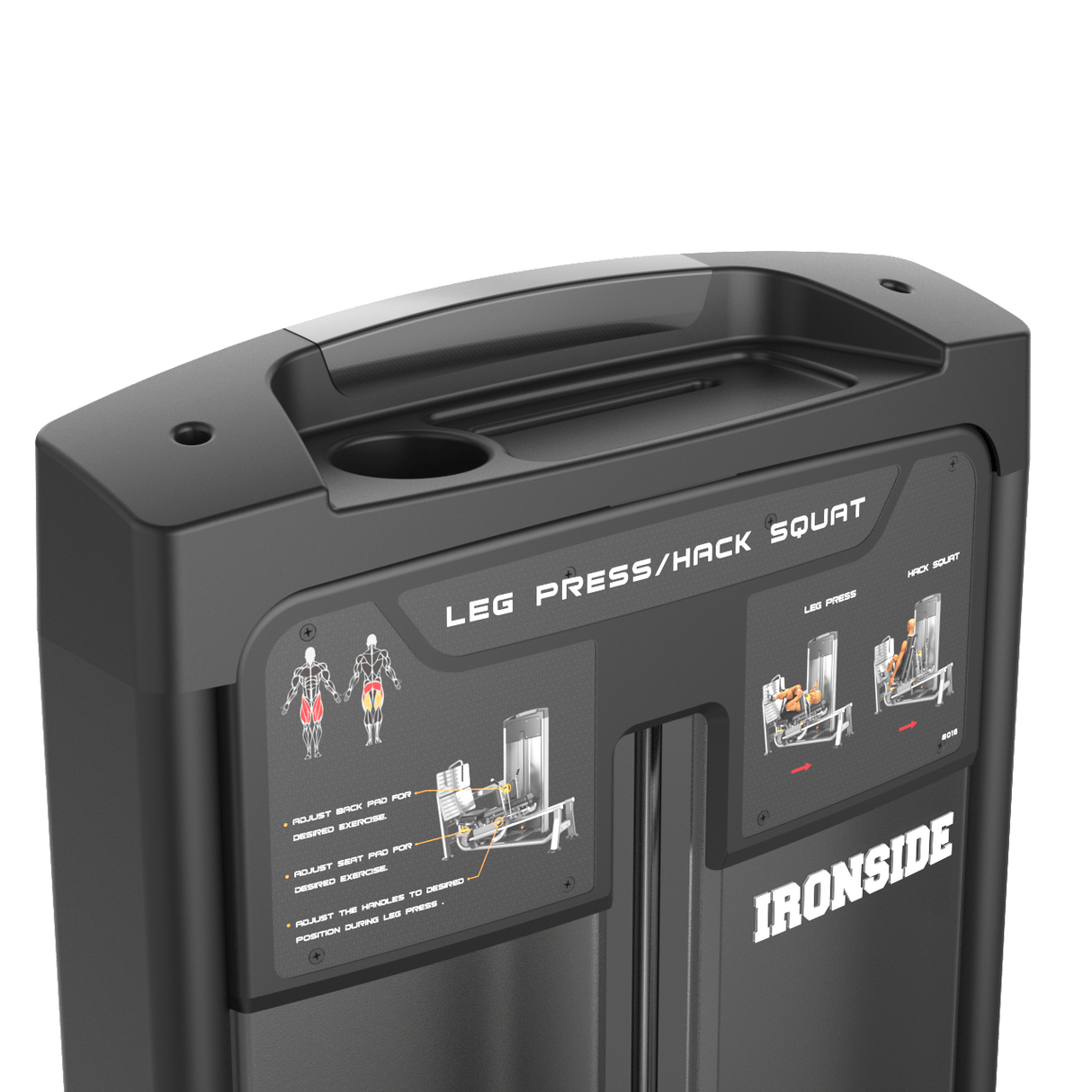 Dual Leg Press & Hack Squat IRONSIDE Luxe