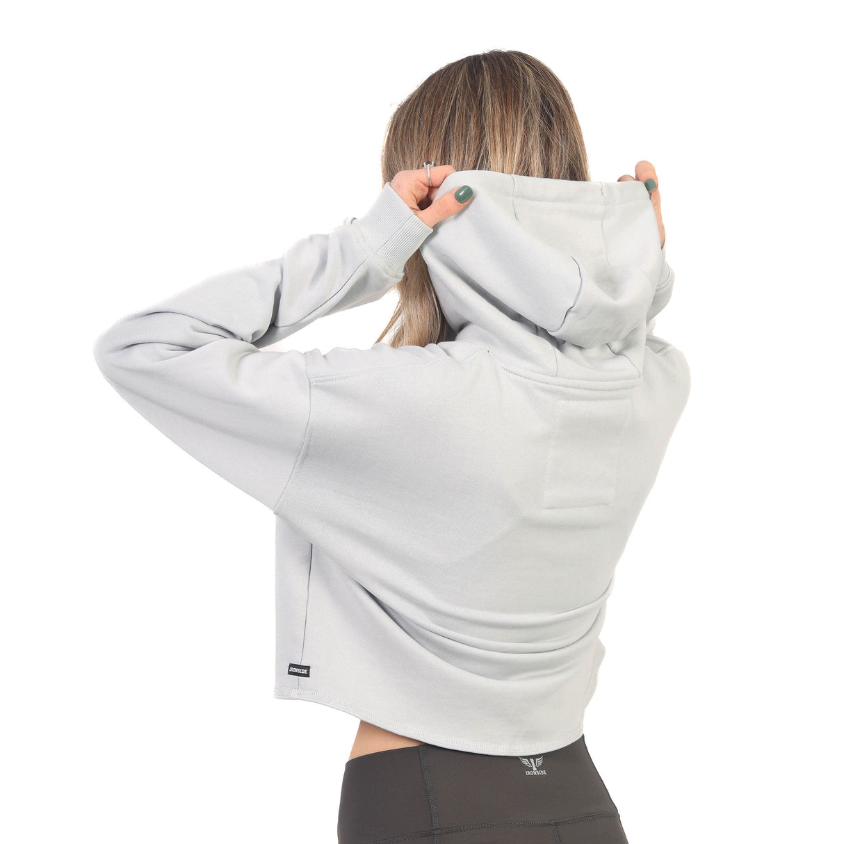 Polerón Deportivo Corto con Hoodie para Mujer Edición Limitada IRONSIDE