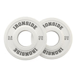 Discos Fraccionales Olímpicos PU IRONSIDE 0.5 a 2.5 KG