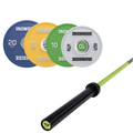 Pack IRONSIDE Barra 20 KG + Set Discos Olímpicos KG