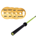 Pack IRONSIDE Barra 20 KG + Set Discos Olímpicos KG