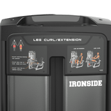 Dual Leg Curl & Extension IRONSIDE Luxe