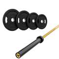 Pack IRONSIDE Barra 20 KG + Set Discos Olímpicos KG