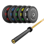 Pack IRONSIDE Barra 20 KG + Set Discos Olímpicos LB