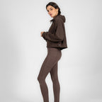 Polerón Deportivo Corto con Hoodie para Mujer IRONSIDE