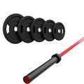Pack IRONSIDE Barra 20 KG + Set Discos Olímpicos KG