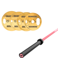 Pack IRONSIDE Barra 15 KG + Set de Discos Olímpicos KG