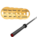 Pack IRONSIDE Barra 15 KG + Set de Discos Olímpicos KG