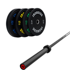 Pack IRONSIDE Barra 15 KG + Set de Discos Olímpicos KG