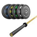 Pack IRONSIDE Barra 20 KG + Set Discos Olímpicos LB