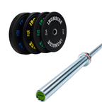 Pack IRONSIDE Barra 15 KG + Set de Discos Olímpicos KG