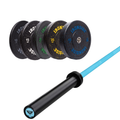 Pack IRONSIDE Barra 15 KG + Set de Discos Olímpicos LB