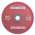 Disco Olímpico Calibrado Powerlifting 5 a 25 kg IRONSIDE