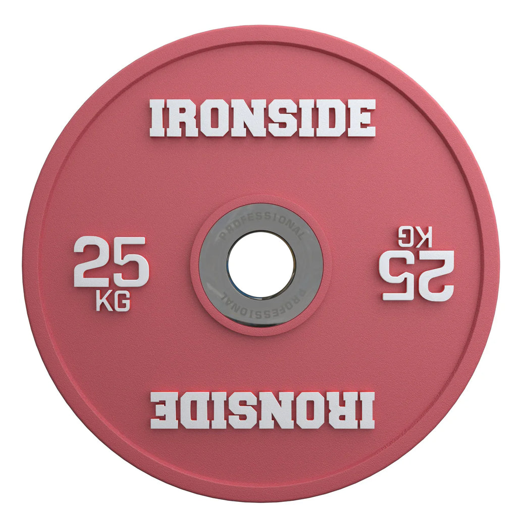 Disco Olímpico Calibrado Powerlifting 5 a 25 kg IRONSIDE
