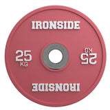 Disco Olímpico Calibrado Powerlifting 5 a 25 kg IRONSIDE