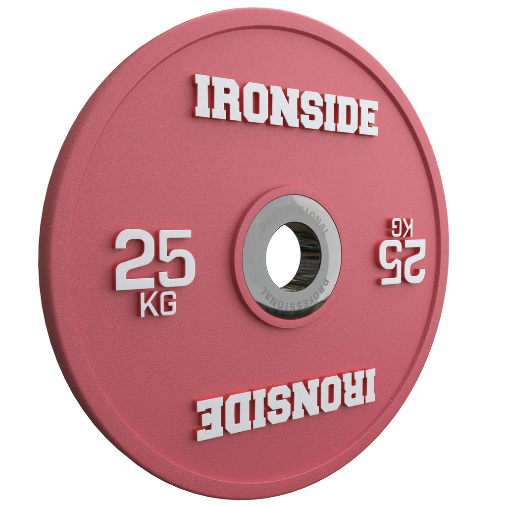 Disco Olímpico Calibrado Powerlifting 5 a 25 kg IRONSIDE