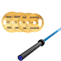 Pack IRONSIDE Barra 20 KG + Set Discos Olímpicos KG