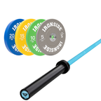 Pack IRONSIDE Barra 15 KG + Set de Discos Olímpicos KG