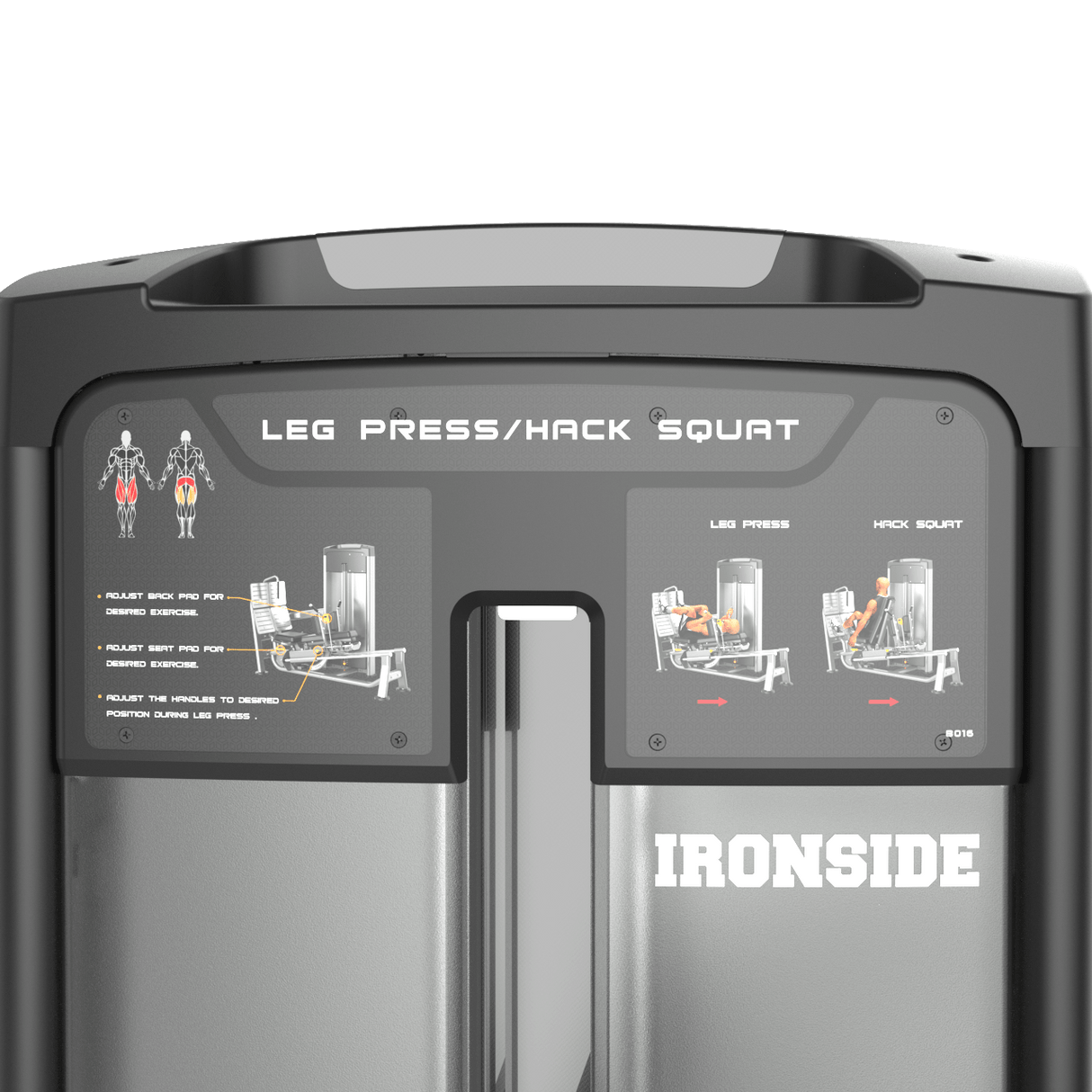 Dual Leg Press & Hack Squat IRONSIDE Luxe