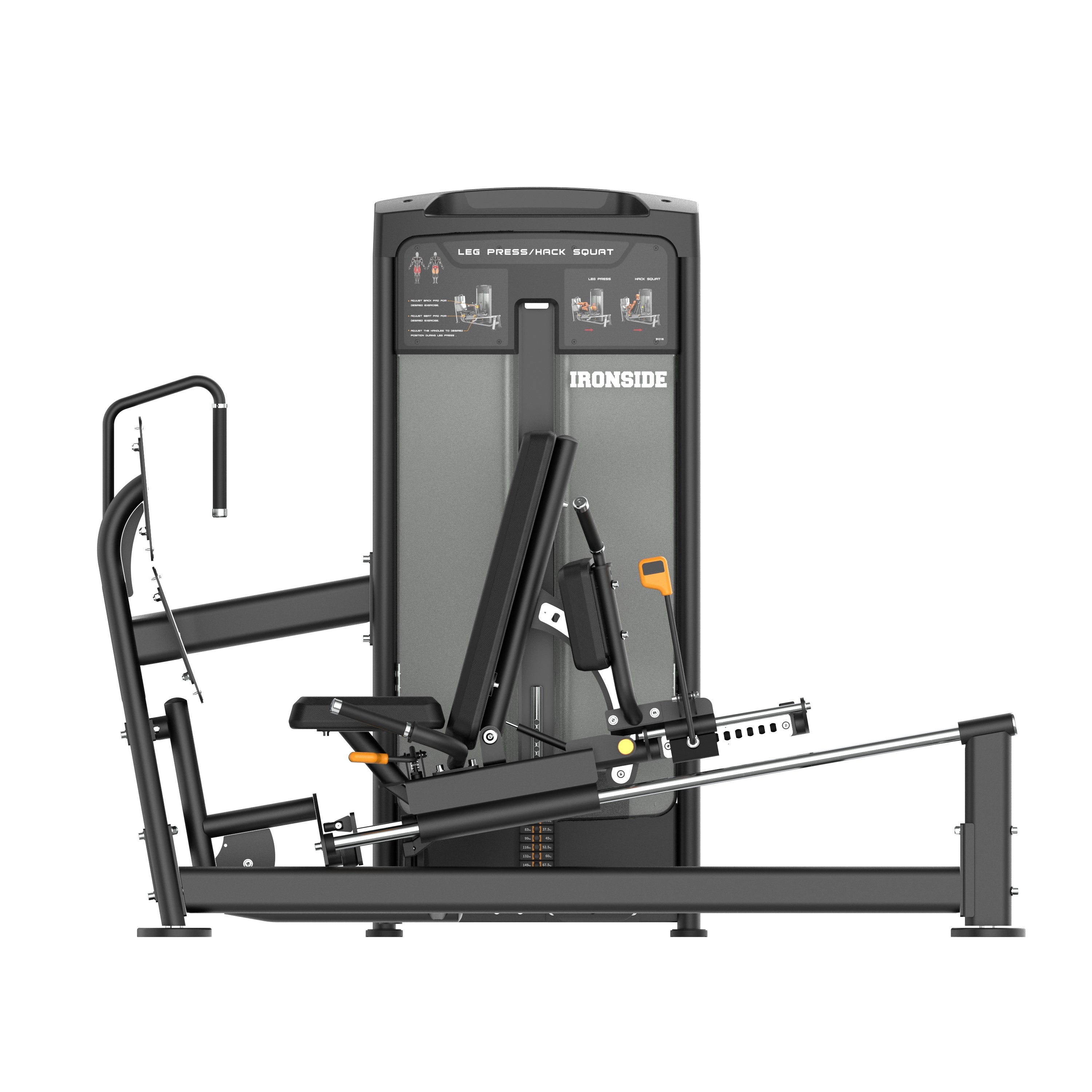 Dual Horizontal Leg Press & Hack Squat IRONSIDE Luxe